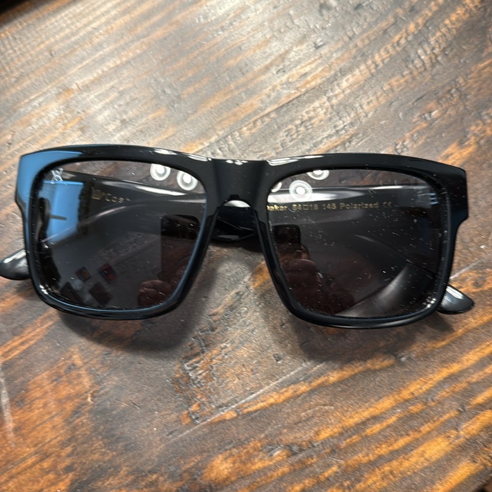 Natural black  Dakar 54mm Sunglasses with Case polarized anti reflective